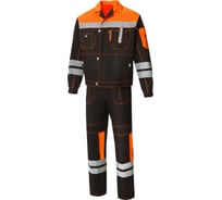 Костюм СОЮЗСПЕЦОДЕЖДА Профессионал-2 с СОП, черно-оранжевый, р. 60-62 рост 170-176 2000000020839