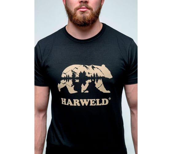 Футболка ТЗРО Harweld черная, (р. XL) 1