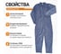 Антистатический костюм для нанесения краски Polyecs из 2 частей - XL POL-11-XL/PHX 12