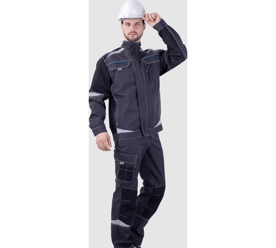 Куртка iForm ТУРБО SAFETY летняя, т,серая-черная (96-100, 158-164) Кур 1604/96/158