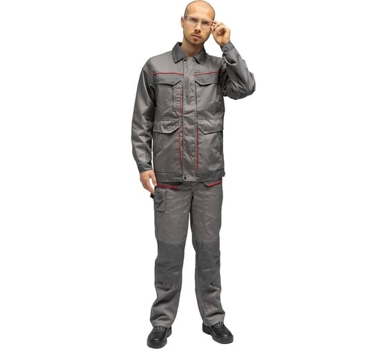 Костюм Ф Ф П Гермес-1 серый/темно-серый, р. 96-100, рост 182-188 010-100, 020-40-5 1