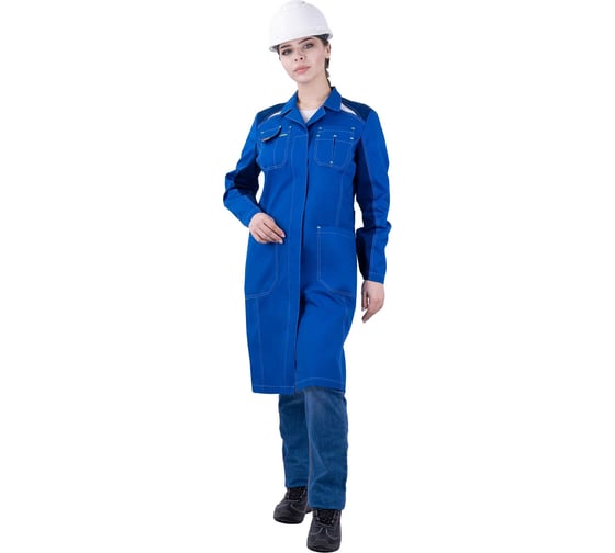 Халат Iform ТУРБО SAFETY летний, василек-синий, женский (128-132, 170-176), шт, Хал 747/128/170 1