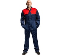 Мужской летний комбинезон Ф синий/красный, р. 92, рост 182 011-08-8