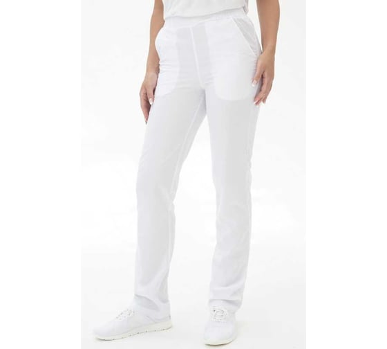 Брюки ГК Спецобъединение, белые (112-116, 182-188) Брю 718/112/182 1