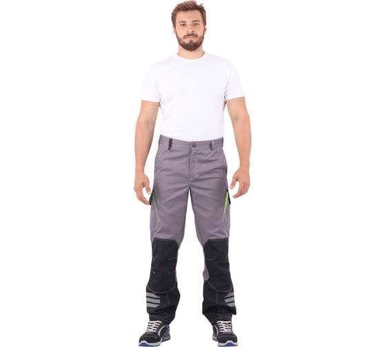 Брюки Iform ЭДВАНС летние, серый-т.серый-черный (136-140, 182-188), шт, Брю 616/136/182 1