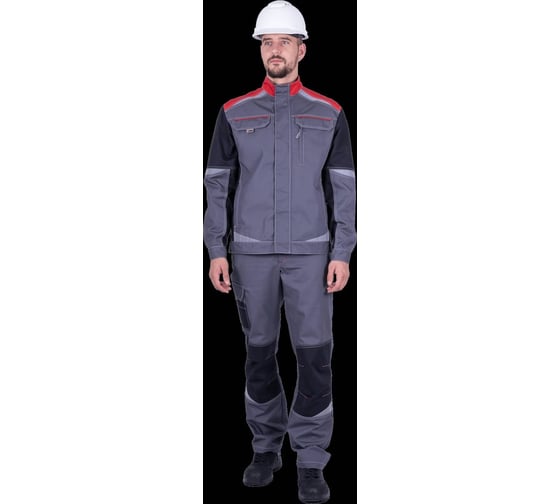 Куртка Iform ТУРБО SAFETY летняя, серый-черный-красный (152-156, 194-200), шт, Кур 702/152/194 1