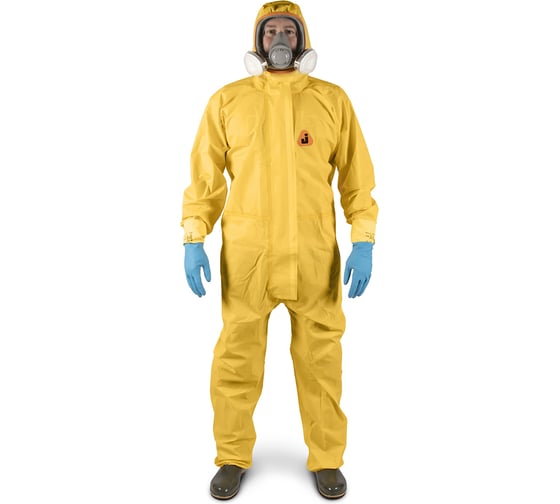 Комбинезон хим.защиты Jeta Safety (3, 4 тип), пл. 82 г/м², размер 4XL/58-60 JPC-800-4XL