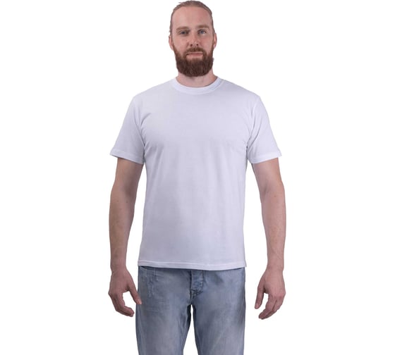 Футболка короткий рукав ГК Спецобъединение 160 г/м2, белая (140 (10XL)), шт, Бел 006.01/140 1