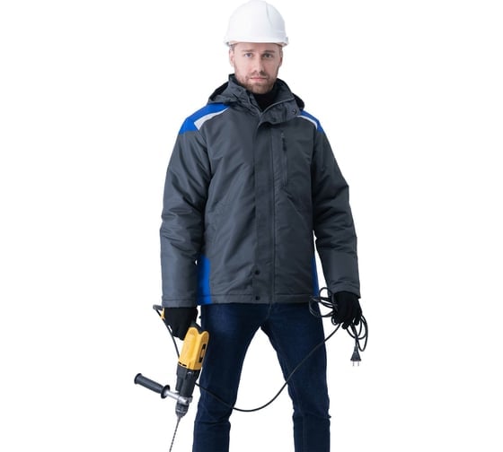 Куртка ГК Спецобъединение ШТУРМАН, демисезонная, серый-василек (96-100, 158-164) Кур 416/96/158 1