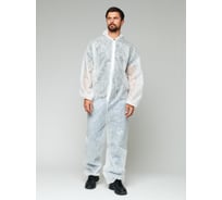 Комбинезон одноразовый защитный Harden ТД Элемент Каспер 30 плотность, размер 48-54, рост 160- (2шт в уп) 77240001