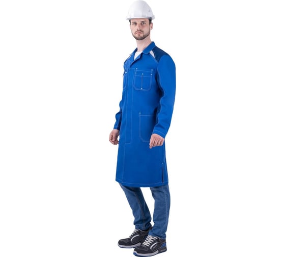 Халат Iform ТУРБО SAFETY летний, василек-синий (128-132, 182-188) Хал 555/128/182 1
