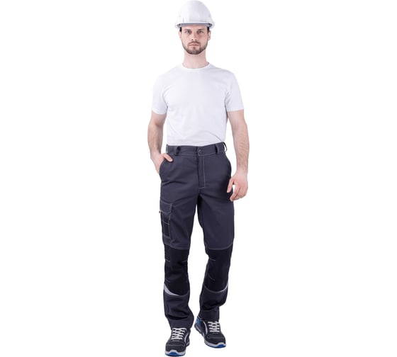Брюки iForm ТУРБО SAFETY летние, т.серый-черный (120-124, 194-200), шт, Брю 1604/120/194 1