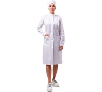 Халат для защиты от механических воздействий (истирания) и ОПЗ НПО ДиОД тип D Москвичка антистатический, женский, М-453 белый, 80-84, 194-200 4670319523925