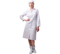 Халат для защиты от механических воздействий (истирания) и ОПЗ антистатический женский НПО ДиОД М-102 белый, тип D Москвичка, 144-148, 146-152 4670319526841