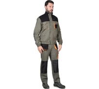 Куртка СИРИУС МАНХЕТТЕН короткая, оливковая с оранжевым и черным, р 88-92/182-188 112441