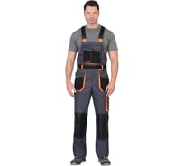 Полукомбинезон СИРИУС МАНХЕТТЕН-Р темно-серый с оранжевым и черным, р 96-100/182-188 101472-р