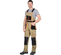 Полукомбинезон СИРИУС МАНХЕТТЕН-Р песочный с оранжевым и черным р.  96-100/170-176 106177-р