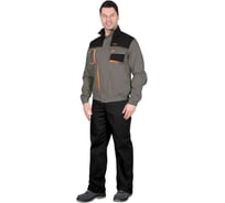 Куртка СИРИУС МАНХЕТТЕН -Р короткая темно-серая с оранжевым и черным р.112-116/182-188 101468-р