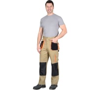 Брюки СИРИУС МАНХЕТТЕН-Р песочный с оранжевым и черным р.  96-100/182-188 106232-р