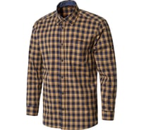 Рубашка СОЮЗСПЕЦОДЕЖДА БРИСТОНБАР БАРИСТА (BristonBar BARISTA) мужская охра-т.синяя, клетка, S (46) 2000000251981