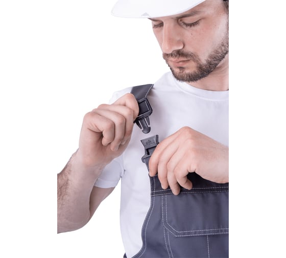 Летний полукомбинезон iForm ТУРБО SAFETY, серый/темно-серый Ком 668/88/182