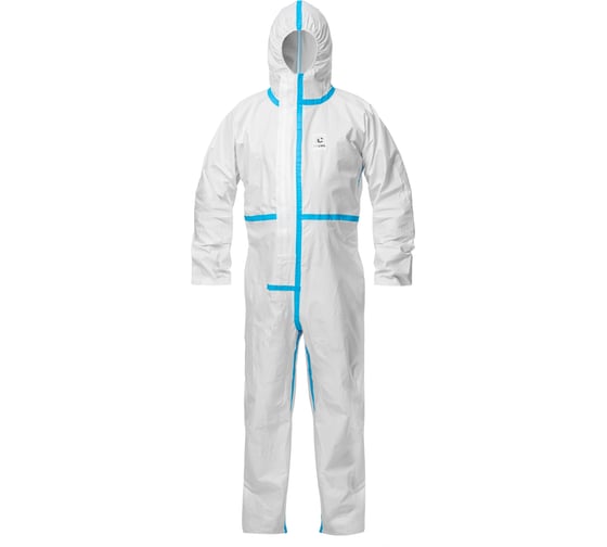 Комбинезон защитный РУССИЗ из нетканого материала модель RS100+ размер XL 4631177720024 1