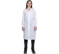 Халат рабочий ГК Спецобъединение БЯЗЬ летний, белый, женский (ГОСТ) (88-92, 146-152), шт, Хал 002/88/146