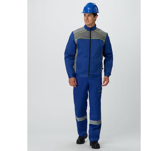 Костюм Факел Практик СОП, васильковый/серый, р.64-66, рост 170-176 87474783.006 1