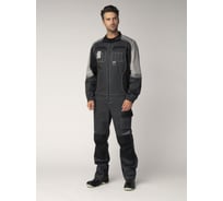 Костюм с брюками Факел Вектрон-1 (ткань смесовая, 240) т.серый/св.серый/черный, 52-54; 182-188 87473974.006