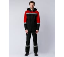 Костюм Факел Эксперт-Антистат МВО, черный/красный, р.44-46, рост 182-188 87474460.002