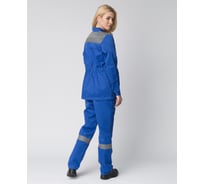 Женский костюм Факел 87471191 Веснис-1 СОП (тк.Смесовая,210) брюки, васильковый/серый 87471191.011