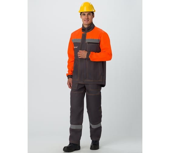 Костюм лесоруба Факел Волат-Урбан-2 СОП, серый/оранжевый, р.48-50, рост 170-176 87482818.003 1
