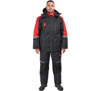 Костюм летний мужско Fantom Forceй Мега-Тех КОС 407 темно-серый, черный, красный, рост 170-176, размер 136-140 TOS-1-34-RED-3-136