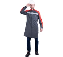 Летний халат ГК Спецобъединение РОУД, серый-красный Хал 552/104/182