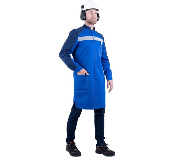 Летний халат ГК Спецобъединение РОУД василек/темно-синий Хал 550/112/170 1