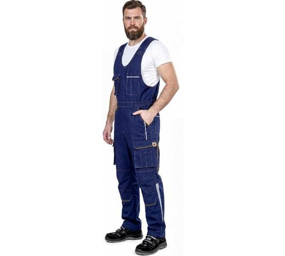 Полукомбинезон Эксперт Спецодежда Юстер темно-синий, р. 52-54, рост 194-200 6446000234498 1