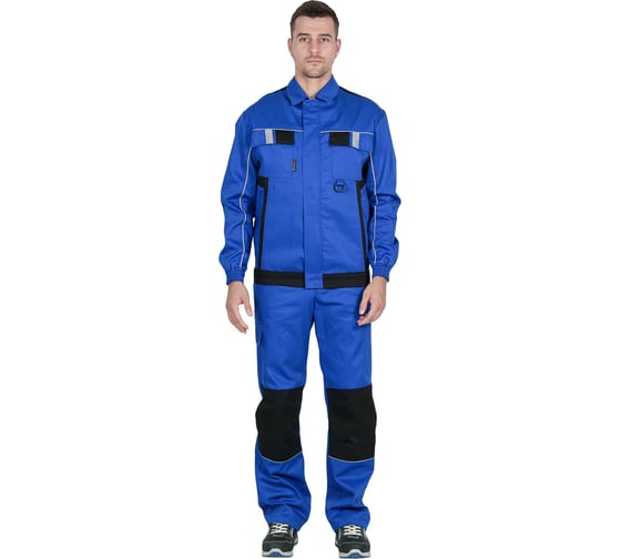 Костюм ГК Спецобъединение КОНФОРМ летний, т/синий-серый (Куртка+брюки) (112-116, 194-200) Кос 588/112/194 1