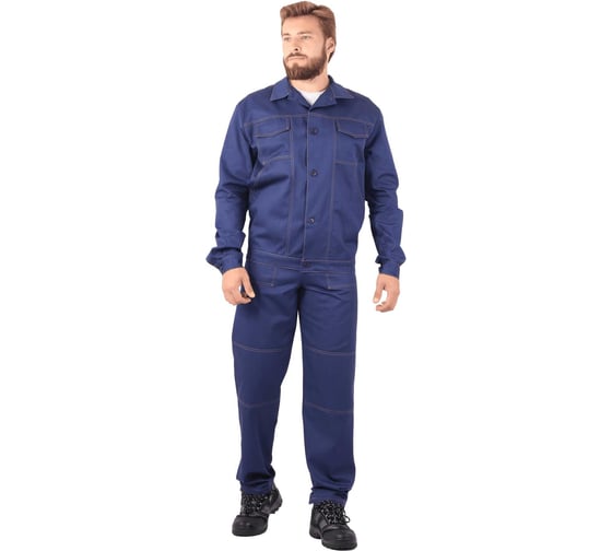 Костюм ГК Спецобъединение МУРАВЕЙ летний, т/синий, 100% х/б (Куртка+брюки) (136-140, 182-188) Кос 006/136/182 1