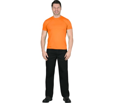 Футболка оранжевая Стандарт 160г/м2 Сириус размер 48-50 150879