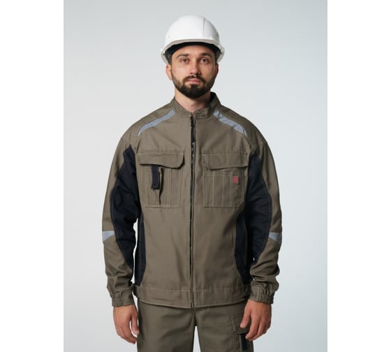 Куртка рабочая мужская Эпицентр №116 хаки, черный, ткань Канвас 56-58/182-188 №116 4610375955735 1