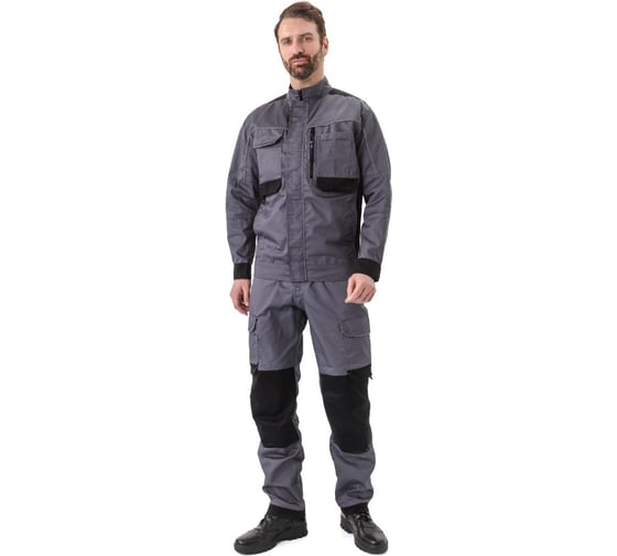 Костюм URSUS ГОРОД куртка/полукомб. цвет: Т.СЕРЫЙ/ЧЕРНЫЙ КОС110-Т.СЕРЫЙ/ЧЕРНЫЙ; 52-54, 182-188 КОС110-Т.СЕРЫЙ/ЧЕРНЫЙ/52-54, 182-188 1