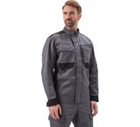 Костюм городской летний куртка+полукомбинезон URSUS, тёмно-серый/чёрный, размер 60-62, рост 182-188 КОС110-Т.СЕРЫЙ/ЧЕРНЫЙ/60-62, 182-188