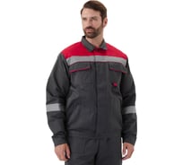 Костюм URSUS ЛЕГИОН куртка/брюки КОС819-Т.СЕРЫЙ/КРАСНЫЙ/44-46, 170-176