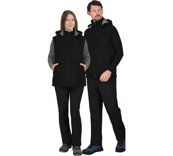 Жилет СИРИУС Техно (флис дублированный) черный р. 88-92 (ЧЗ) 162591 1