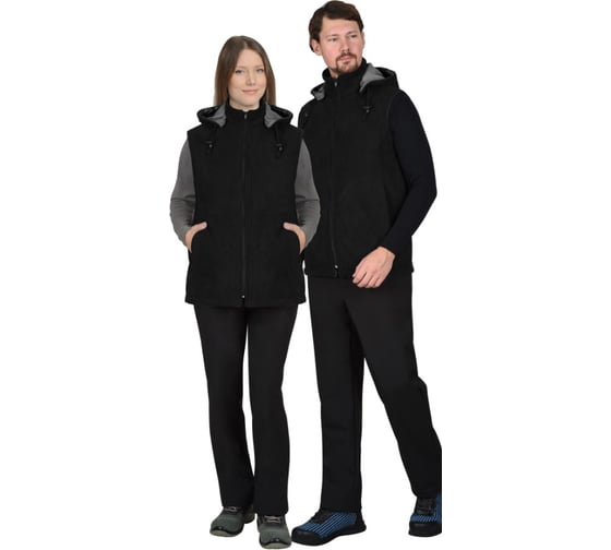 Жилет СИРИУС Техно (флис дублированный) черный р. 96-100 (ЧЗ) 162592 1