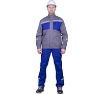 Куртка ГК Спецобъединение СТРОНГ летняя, серый-василек (88-92, 158-164), шт, Кур 1609/88/158