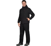 Куртка СИРИУС Азов софтшелл черная с капюшоном  р.  88-92/182-188 116354