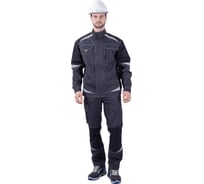 Куртка летняя Iform ТУРБО SAFETY темно-серая/черная (136-140, 170-176), шт, Кур 1604/136/170