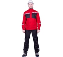 Куртка летняя ГК Спецобъединение СТРОНГ красный-серый (88-92, 158-164), шт, Кур 1608/88/158