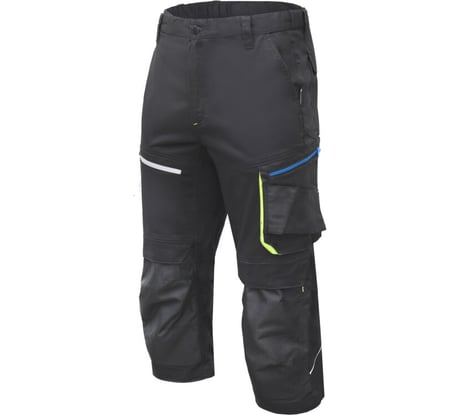 Бриджи рабочие эластичные HOEGERT TECHNIK REETZ черные, XL (54) HT5K826-XL